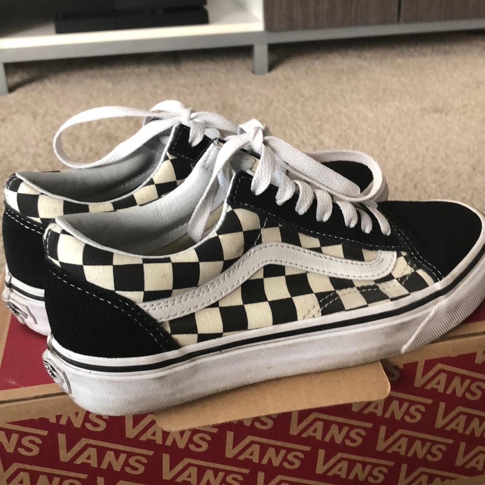 Vans old skool primary check shoes